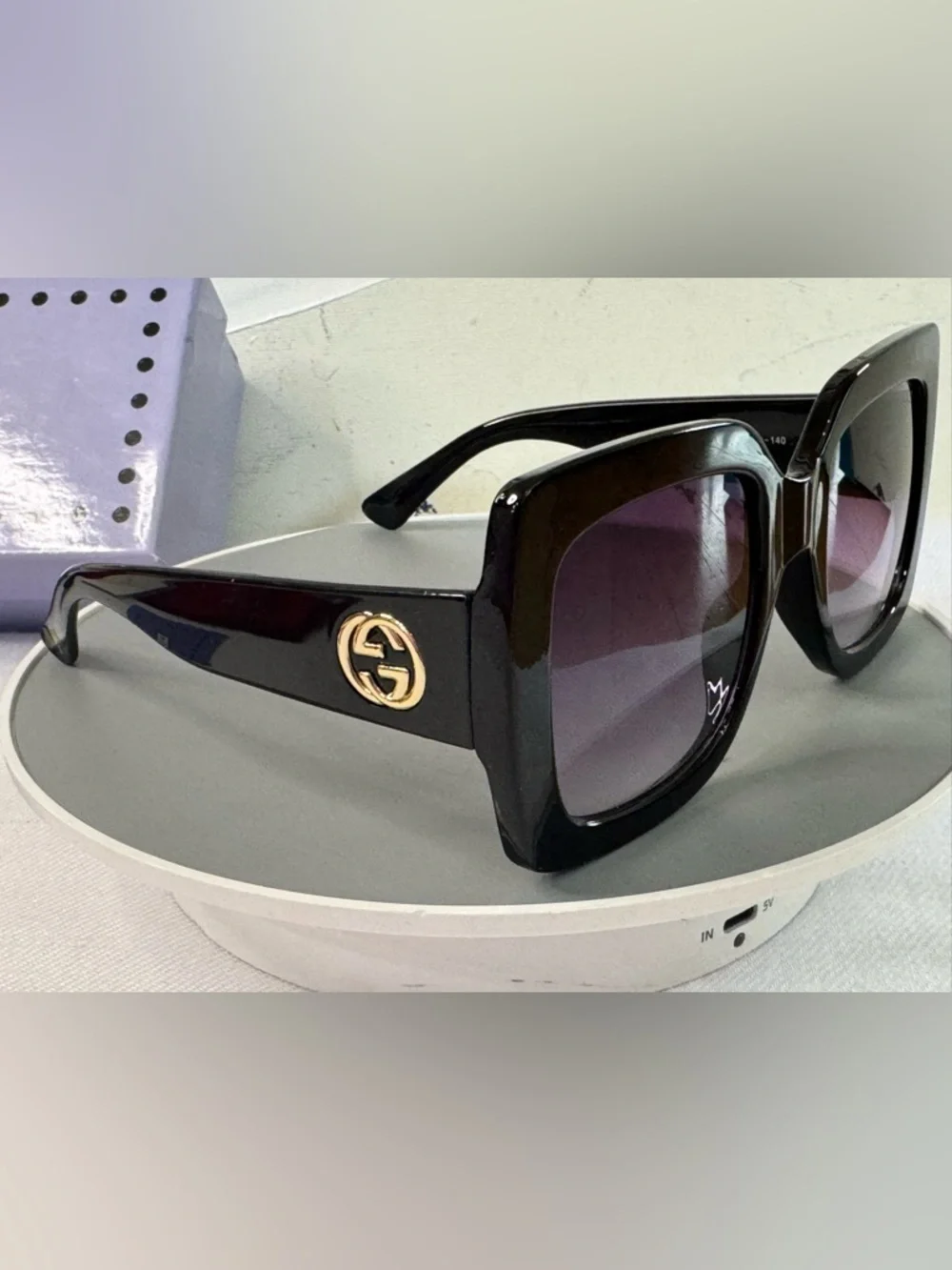 Gucci Oversized Sunglasses Full Inclusion - Picture 7 of 17